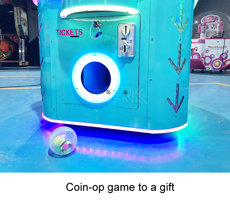 Amusement Park Coin Pusher Coin Operated Game Machine Happy Ball Capsule Gashapon Vending Machine details