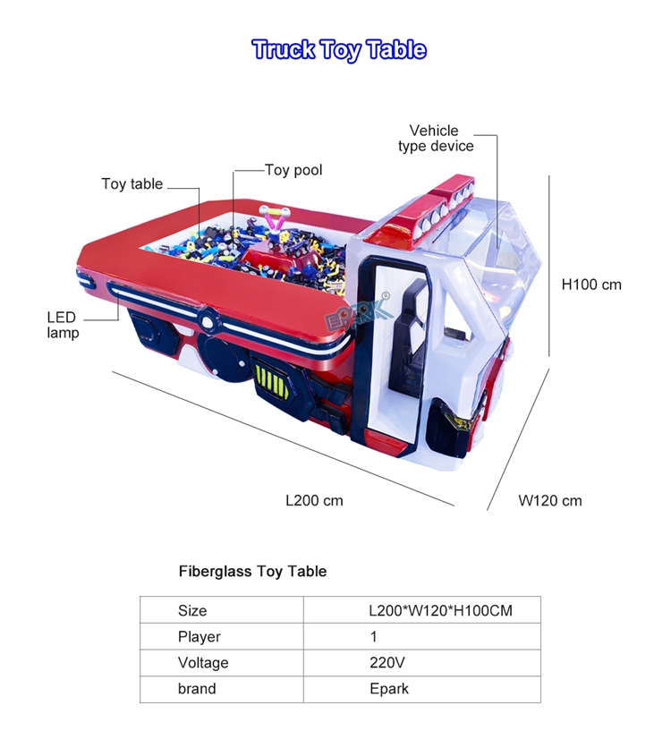 Fiberglass Building Block Table Learning Educational Toys For Kids Play details