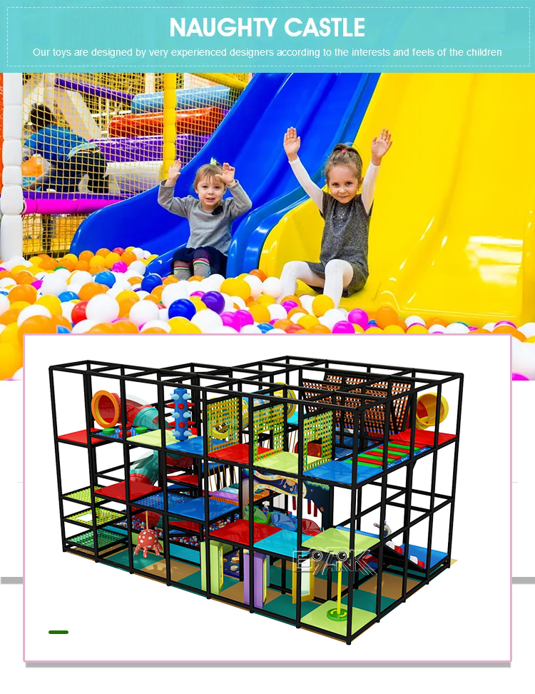 Kids Indoor Playground Soft Play Equipment For Kids details