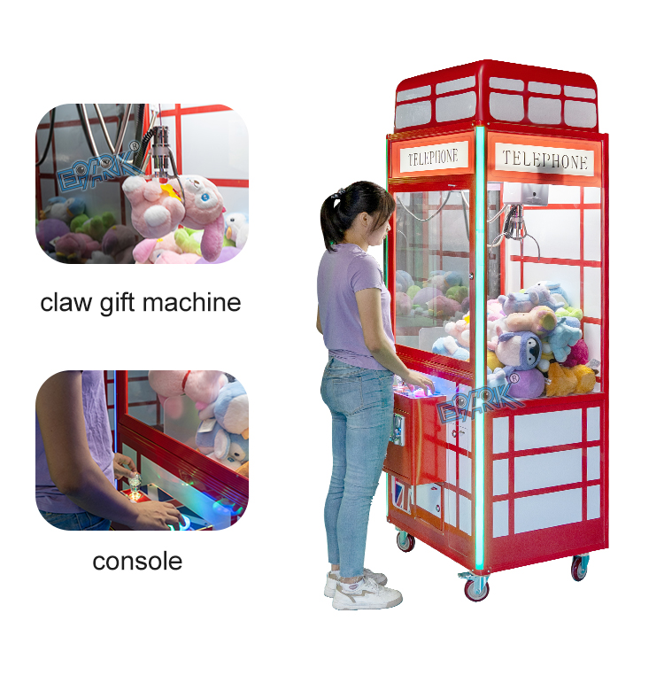 Coin Operated Plush Toy Vending Machine Maquina De Garras Arcade Claw Machine manufacture