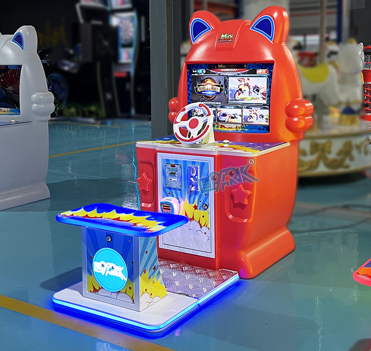 Coin Operated Racing Game Machine Kids Stand Driving Car Arcade Video Game Machine factory
