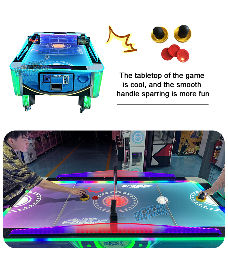 Amusement Park Arcade Machine Ticket Redemption Machine Coin Operated Air Hockey Table For Sale supplier