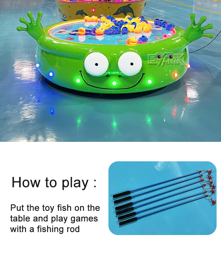 Booth Game Machine Magnetic Frog Fishing supplier