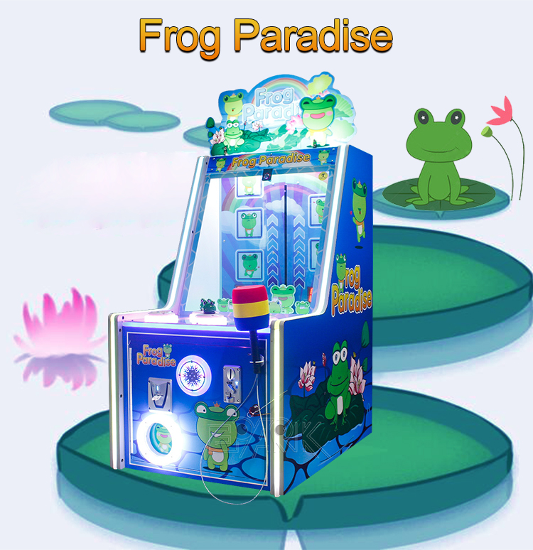 Kids Games Frog Paradise Lottery Ticket Machine Whac-A-Mole Arcade Game Machine details