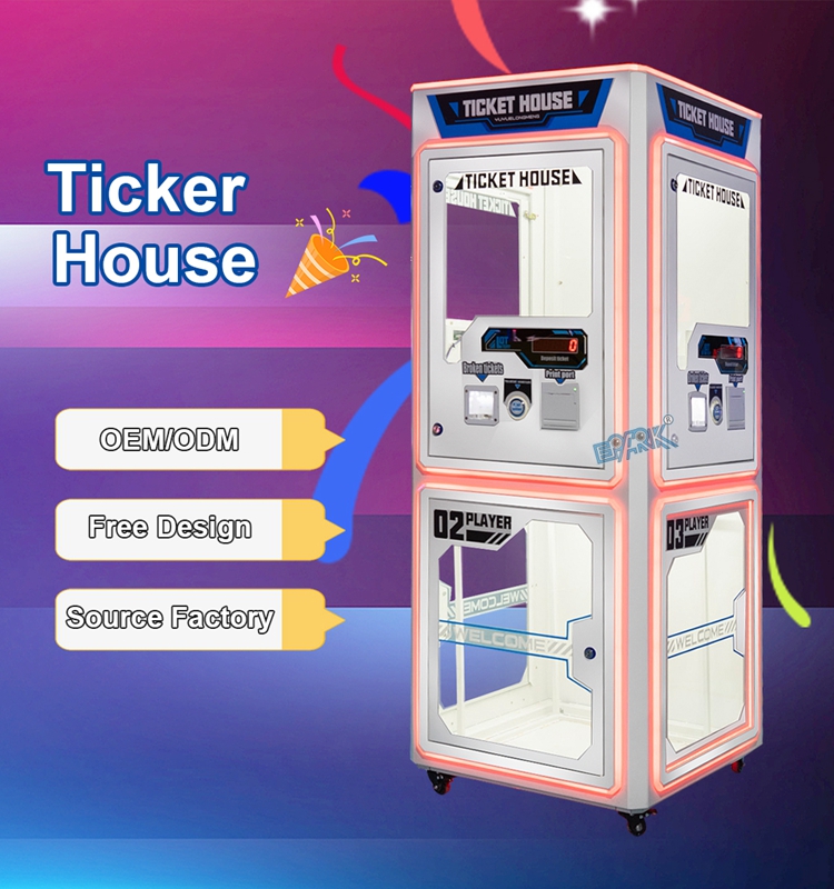 Arcade Mini Small Cash Bill Exchange To Coin Token Ticket Exhcanger Machine House For Amusement Claw Crane Game Dispenser details