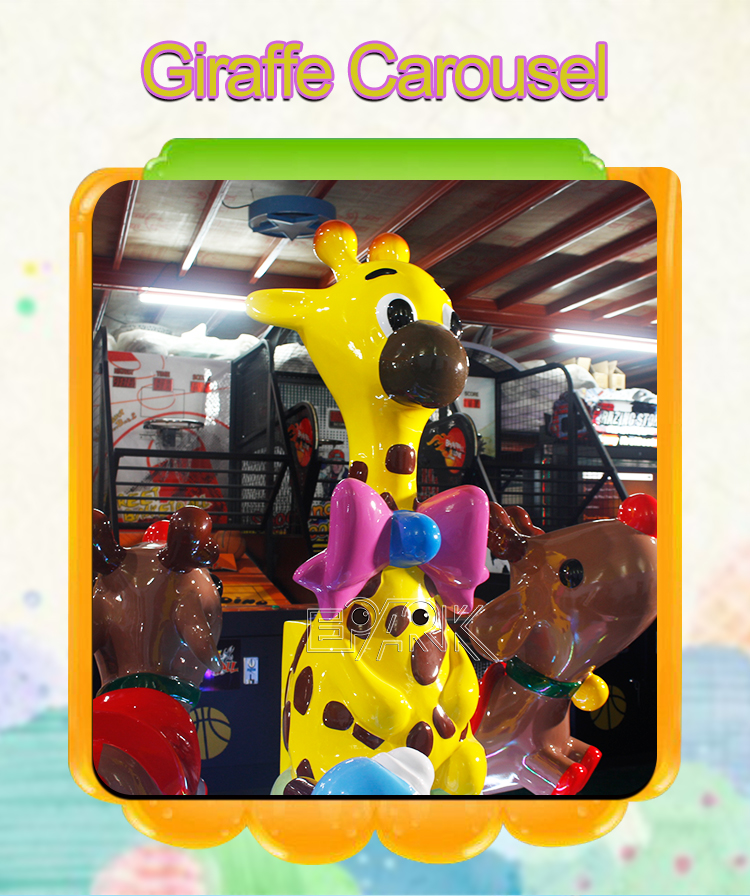 Amusement Ride Mini Carousel For Kids Merry Go Round factory
