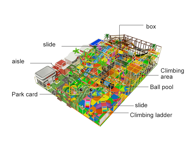Inside Playground Soft Play Set Soft Play Equipment For Kids factory