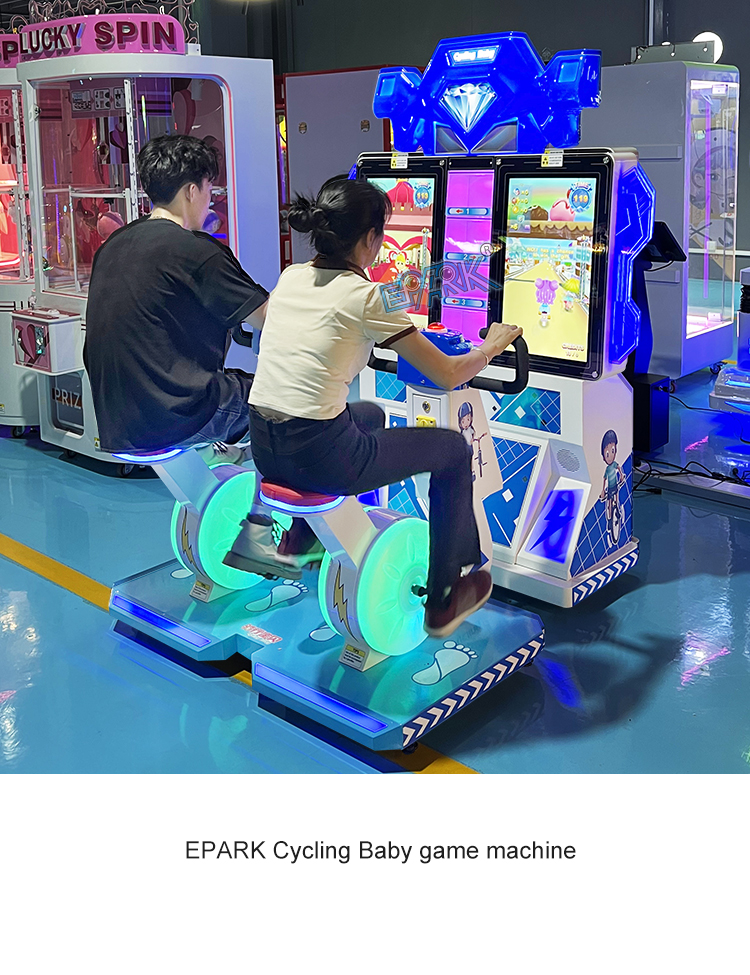 Coin Operated Gaming Machine High Quality Two Player Racing Bike Racing Arcade Machine For Child manufacture