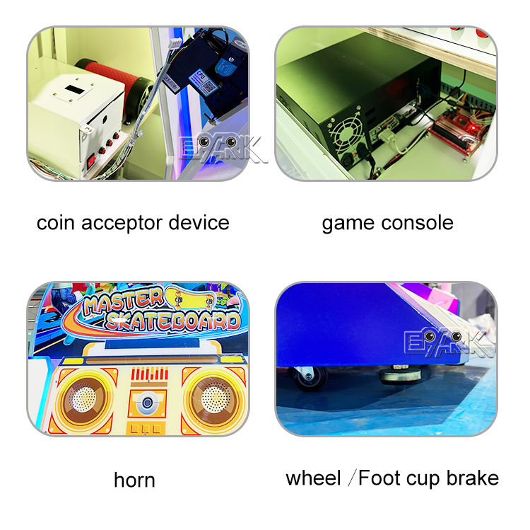 Amusement Game Park Indoor Electric Skating Sport Arcade Game Machine Master Skateboard Skiing Machine details