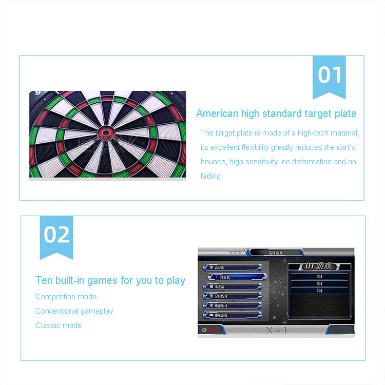 Luxury Electronic Coin Operated Dart Game Machine for Multi Players in Club manufacture
