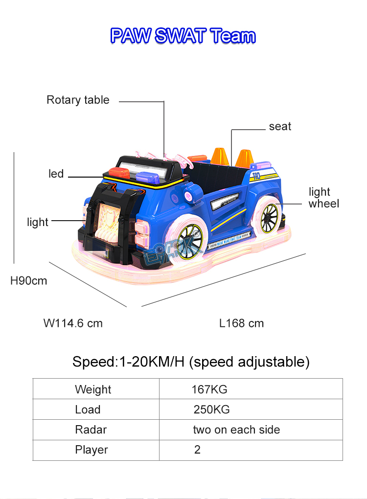 Theme Park Battery Operated Electric Bumper Cars Kids Ride On Happy Car For Adult And Kid manufacture