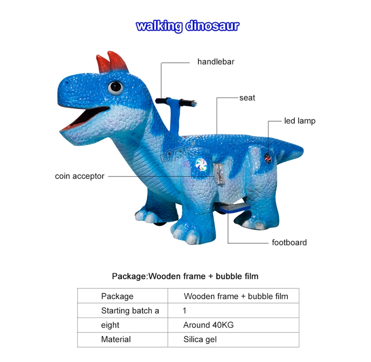 Cool Design Simulation Dinosaur Ride On Pedal Go Kart Car For Children supplier