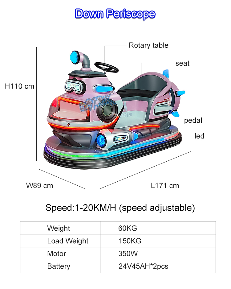 Outdoor Playground Electronic Battery Car Amusement Park Kids Car Game For Sale manufacture