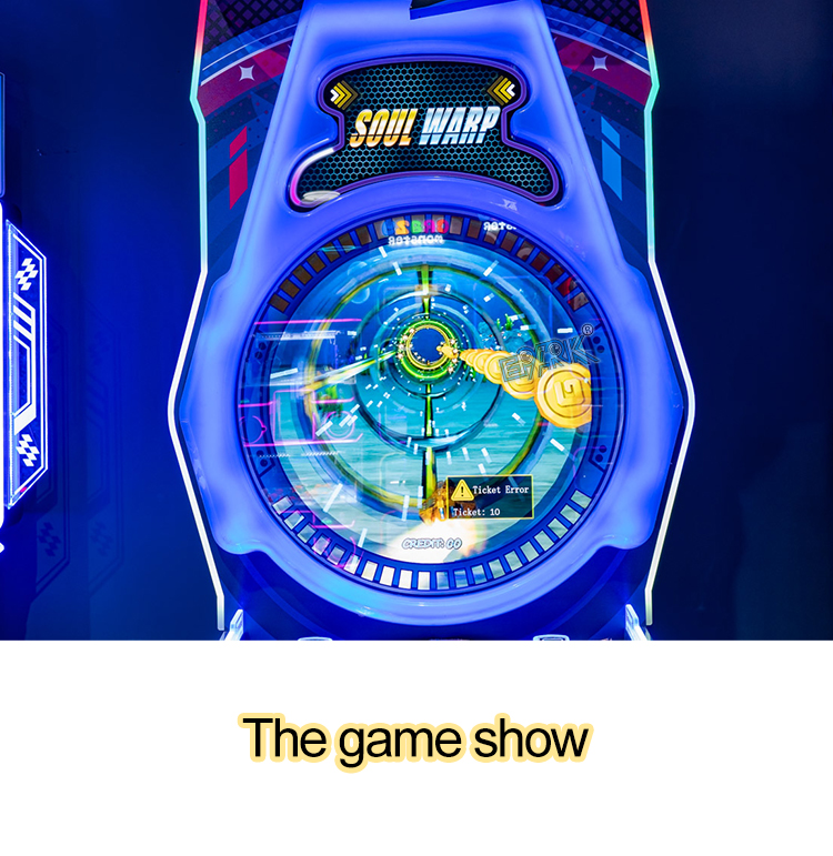 Coin Coperated Arcade Redemption Lottery Ticket Redemption Round Video Game Machine factory