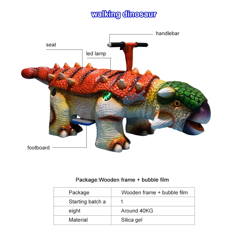 Cool Design Simulation Dinosaur Ride On Pedal Go Kart Car For Children details