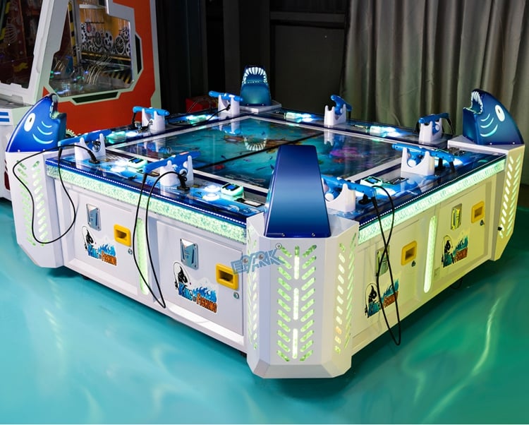 Child Playground Arcade Coin Operated 8 Players Kids Fish Game Machine factory