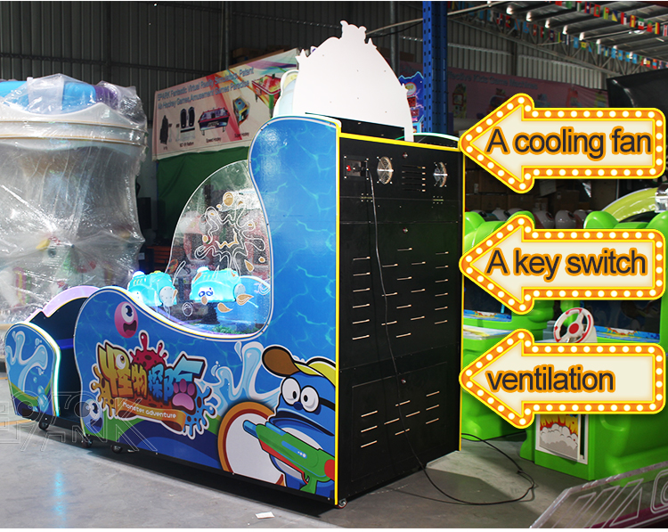 Coin Operated Monster Adventure Shooting Game Water Shooting Ticket Redemption Game Machine supplier
