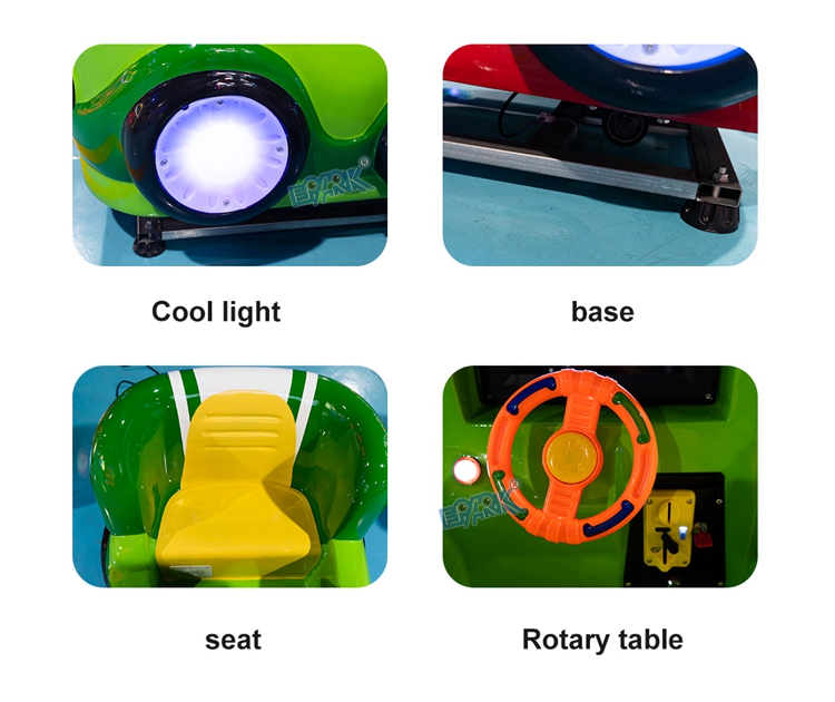 Amusement Park Coin Operated Kiddie Rides Kids Shaking Car Game Machine Kiddy Rides Swing Car factory