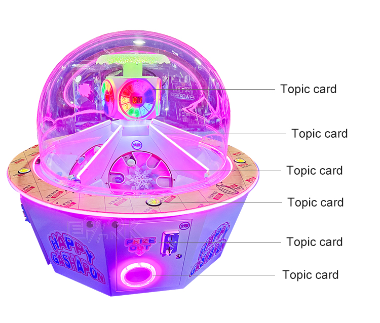 Indoor Coin Operated Prize Game Machine Clip Prize Gift Game Claw Machine details