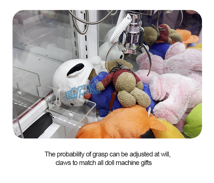 Coin Operated Arcade Toy 4 Player Claw Crane Machine Plush Toy Catcher Mini Prize Vending Machine supplier