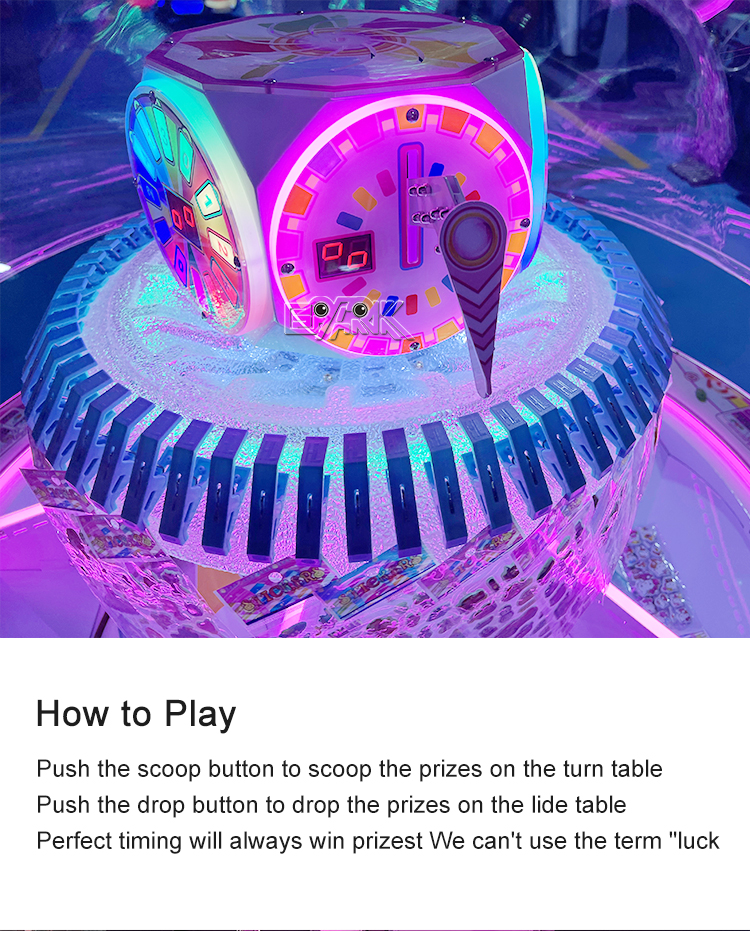 Coin Operated Arcade Game Machine Happy Gashapon 5 Players Capsule Toy Vending Machine details