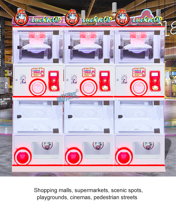 Claw Machine Toy For Children Lucky Clip Game Coin Operated Arcade Machines manufacture
