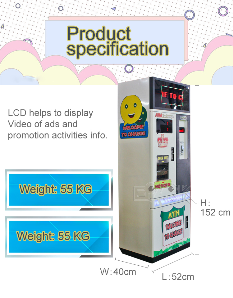 Coin Exchange Machines Customized Automatic Coin Change Machine Money Changer For Vending Machine For Sale supplier