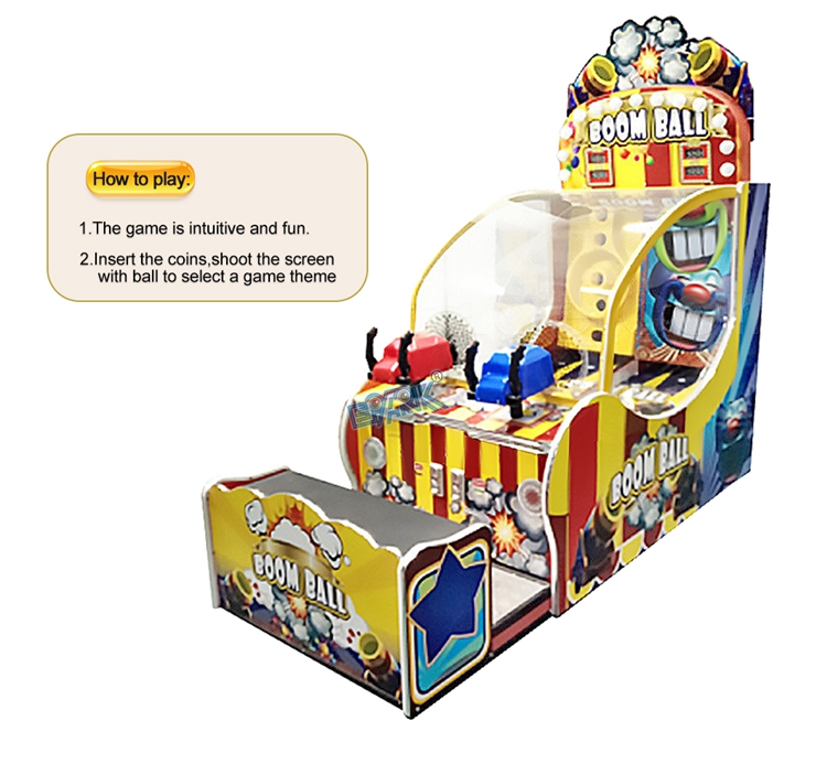 Arcade Game Machine Redemption Ticket Coin Operated Boom Ball Amusement Game Machine factory