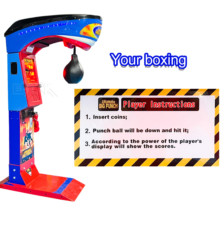 Coin Operated Electronic Ultimate Big punch Boxing Amusement Redemption Lottery Cola Arcade Game Machines For Sale manufacture