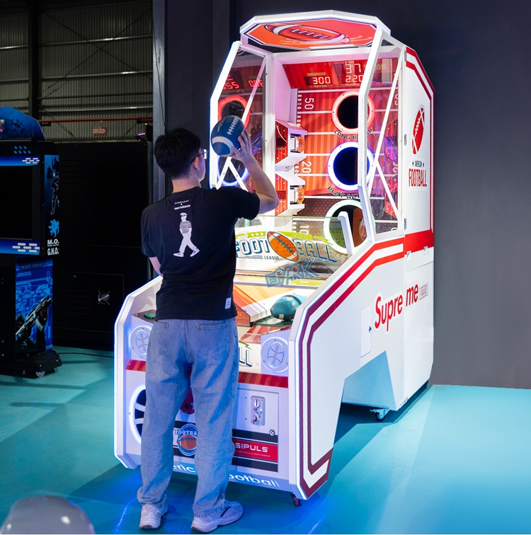 Coin Football Stars Skill Redemption Arcade Game Machine Coin-Op Ball Throw Shooting Room Sports Arcade supplier