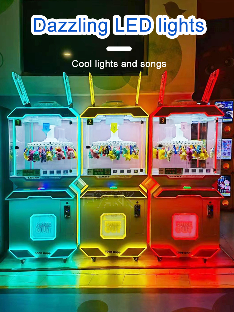 Coin Operated Prize Gift Game Machine Automatic Card Clip Game Machines manufacture