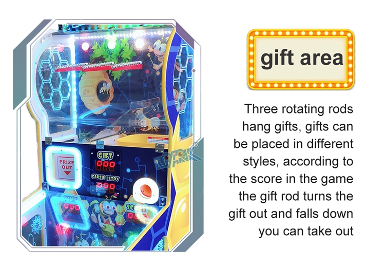 Coin Operated Ticket Redemption Games Arcade Kids Machine Game Lottery Machines factory