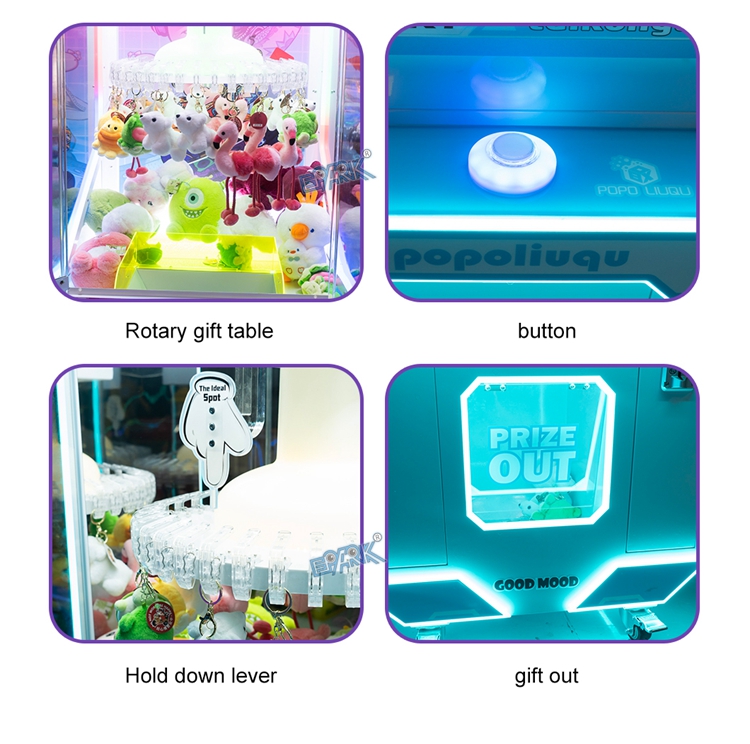 Coin Operated Game Machine Clip Prizes Game Machine Arcade Game Toy Vending Machine factory