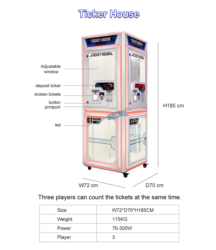 Arcade Mini Small Cash Bill Exchange To Coin Token Ticket Exhcanger Machine House For Amusement Claw Crane Game Dispenser details