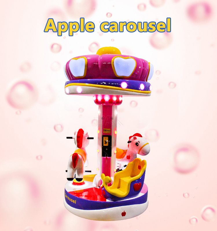Factory Wholesale Commercial Kids Children Merry Go Round Carousels Horse Ride For Sale supplier