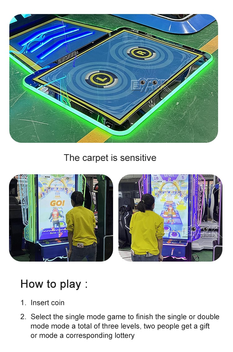 Arcade Funny Adventure Sport Somatic Game Machine Amazing Race Game Machine For Amusement Park factory