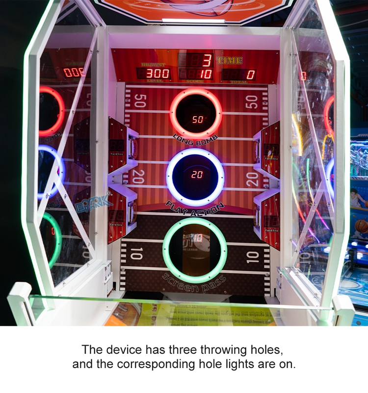 Coin Football Stars Skill Redemption Arcade Game Machine Coin-Op Ball Throw Shooting Room Sports Arcade supplier