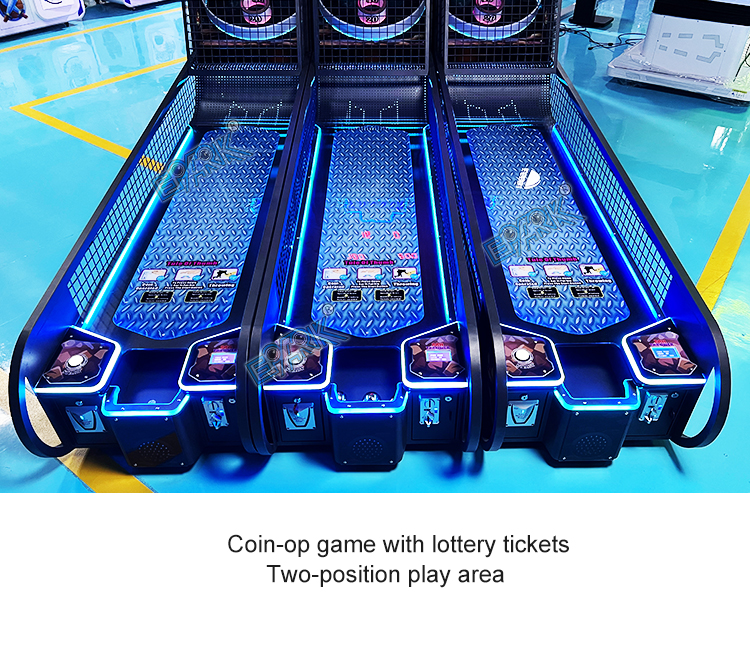 Coin Operated Bowling Game Machine 3 Players Bowling Arcade Game Crazy Bowling Simulator Kid Indoor For Game Central manufacture