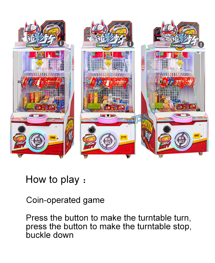 Coin Operated Arcade Game Machine Automatic Toy Claw Crane Machine manufacture