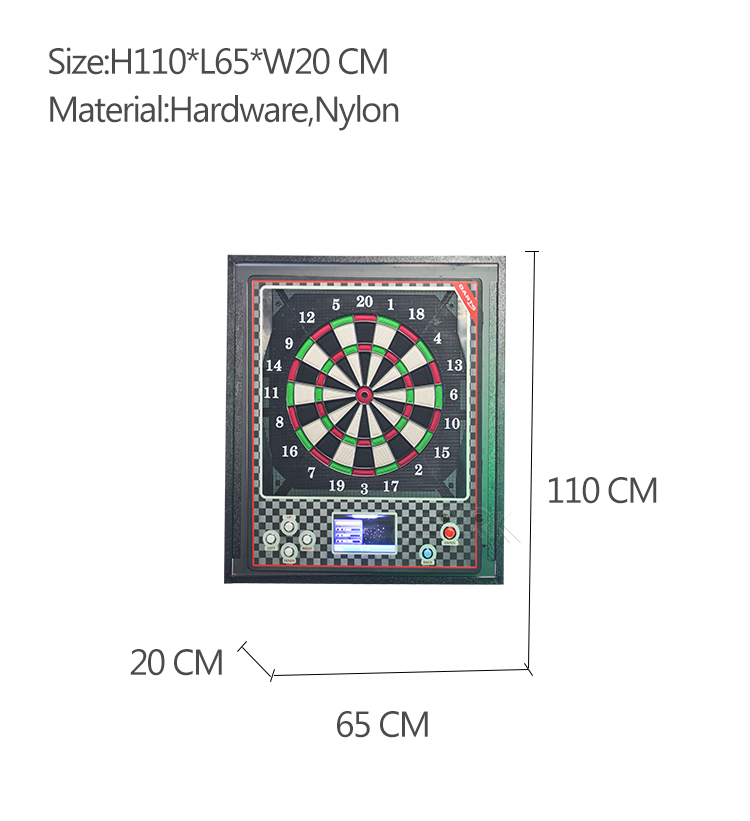 Mini Led Board Dart Arcade Game Wooden Cabinet Coin Operated Dart Machine For Sale manufacture