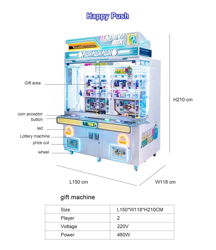 Coin Operated Arcade Machine Plush Toy Catcher Prize Vending Machine Toy Claw Crane Machine supplier
