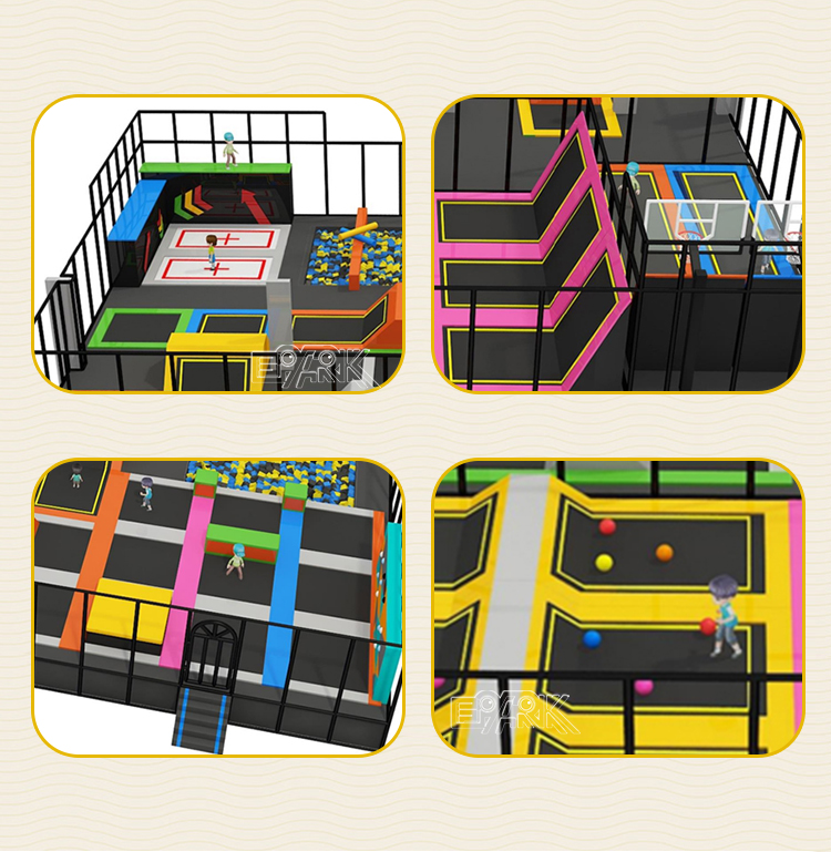 Trampoline Commercial Free Jumping Indoor/Outdoor Big Trampoline Park Indoor Safety Children Trampoline For Sale details