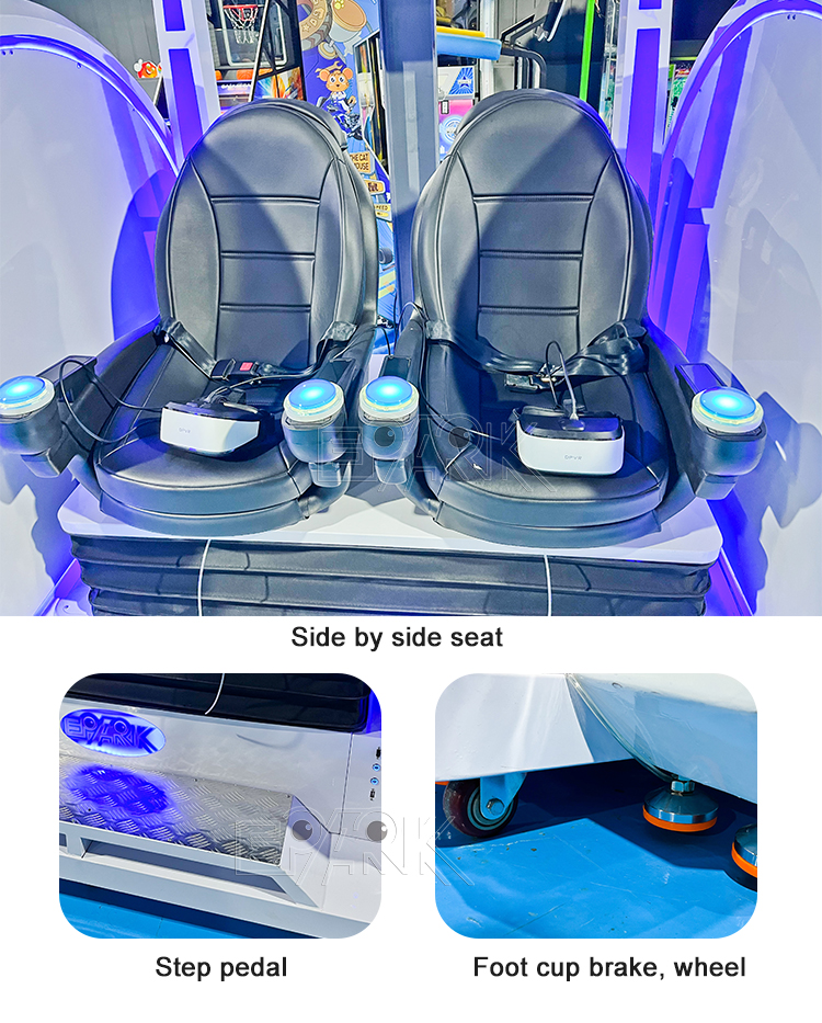 VR Game Machine VR Simulator Factory Upgraded Egg Chairs details