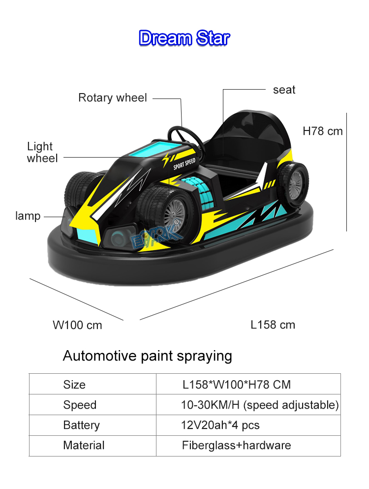 Factory Wholesale Battery Operated Bumper Cars manufacture