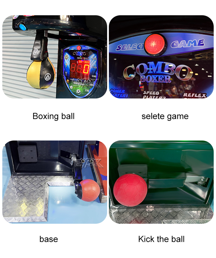 Wholesale Coin Operated Game Electronic Hammer Boxing Machine Arcade Boxing Punch in Street Amusement Park manufacture