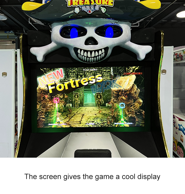 Coin Operated 2 Players Shooting Simulator Game Machine Pirate Treasure Shooting Arcade Game Machine supplier