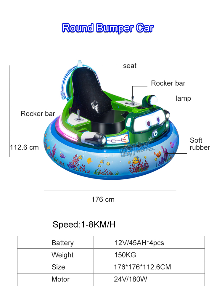 Battery Operated Adult Bumper Cars For Kids Indoor Rides Children Electric Dodgem Bumper Car For Sale details
