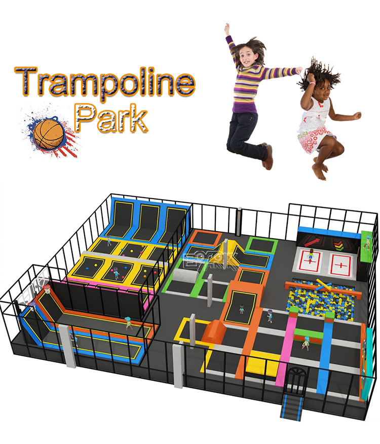 Trampoline Commercial Free Jumping Indoor/Outdoor Big Trampoline Park Indoor Safety Children Trampoline For Sale details