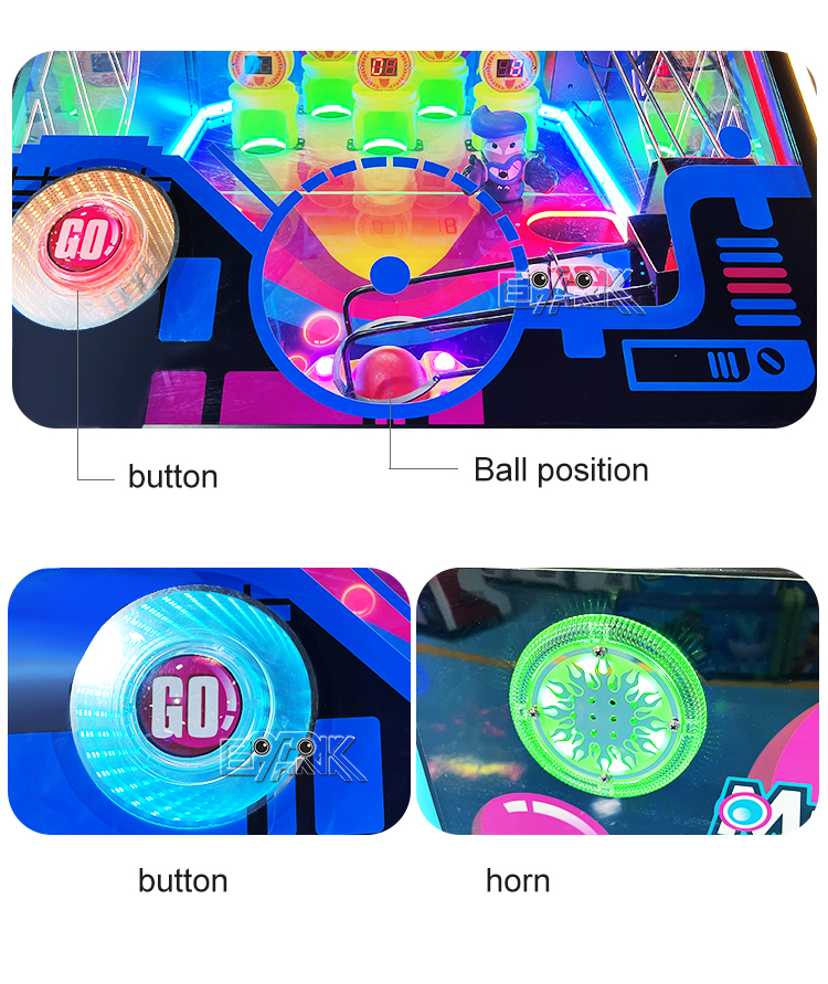 Arcade Ball Drop Lottery Indoor Amusement Ticket Redemption Game Machine details