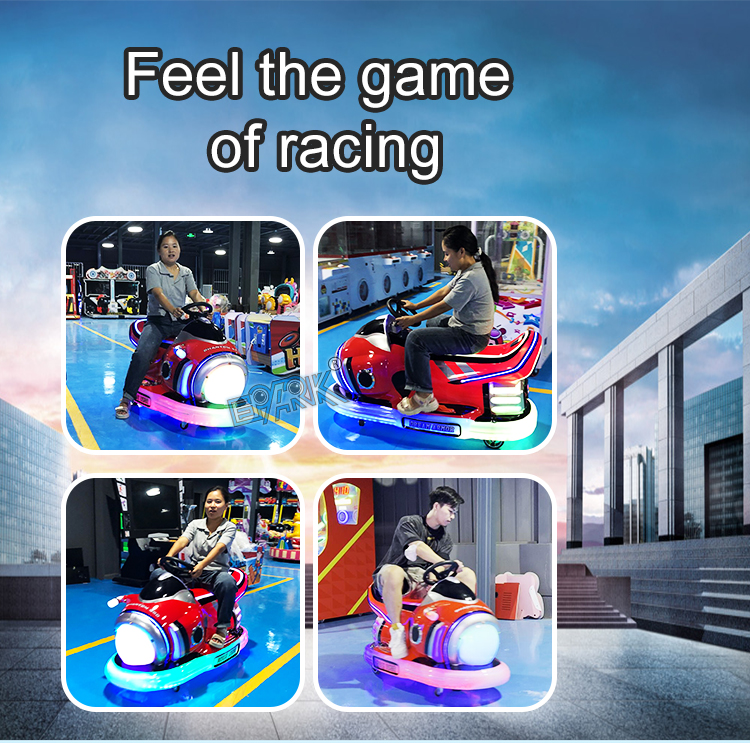 Amusement Park Rides Kids Game Machine Electrical Battery Motorbike Toy Car Bumper Car factory